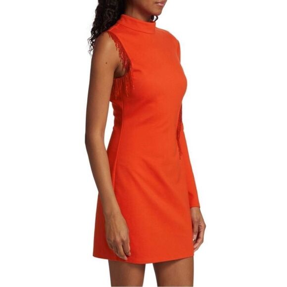 STAUD Beaded Mini Bodycon Dress size S - Picture 3 of 13